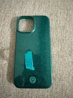 Loopy Case Teal Glitter Protective Phone Case